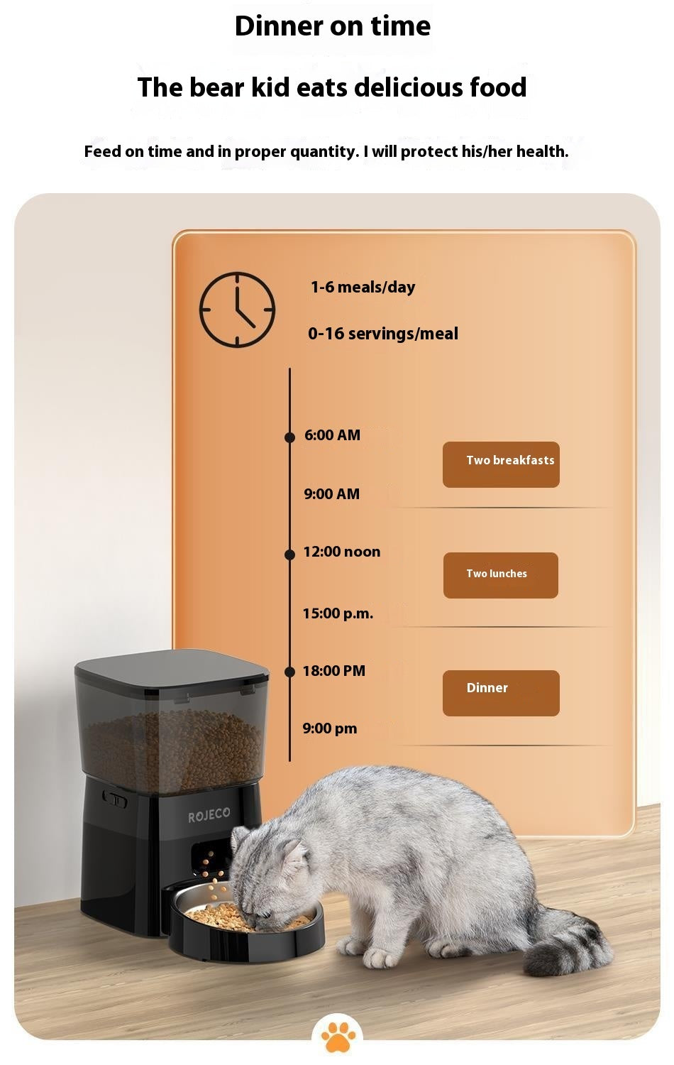 Smart Pet Feeder with HD Camera & App Control – 4L Automatic Food Dispenser