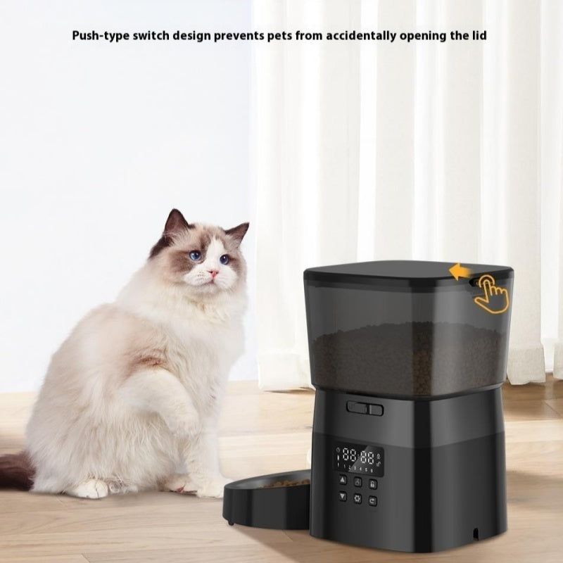 Smart Pet Feeder with HD Camera & App Control – 4L Automatic Food Dispenser