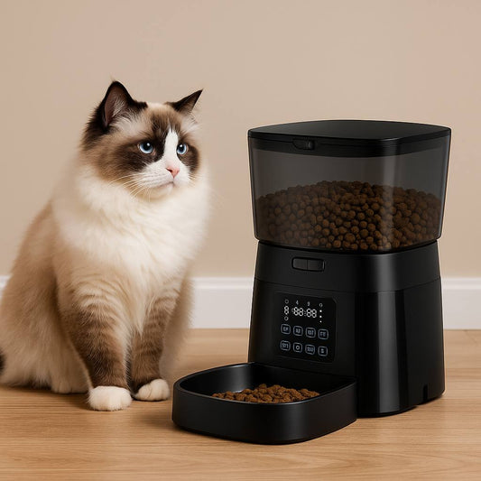 Smart Pet Feeder with HD Camera & App Control – 4L Automatic Food Dispenser